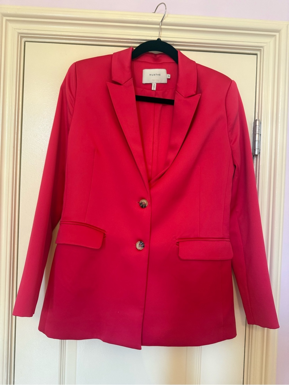 Munthe Homeland Satin Blazer Size US 2